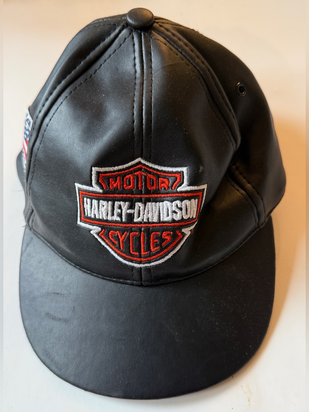 Harley-Davidson Kids Black Cap with Embroidered 'Born To Ride' , Size 2T-4T